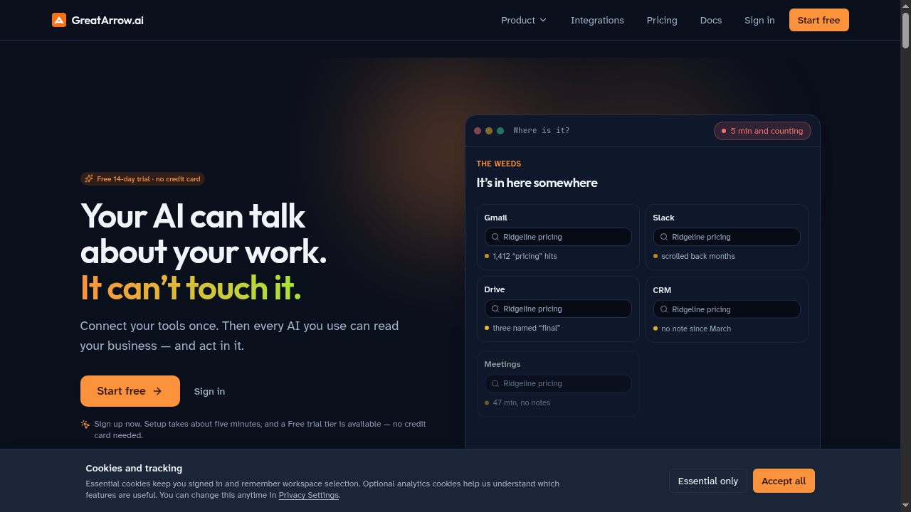 GreatArrow.ai screenshot 1